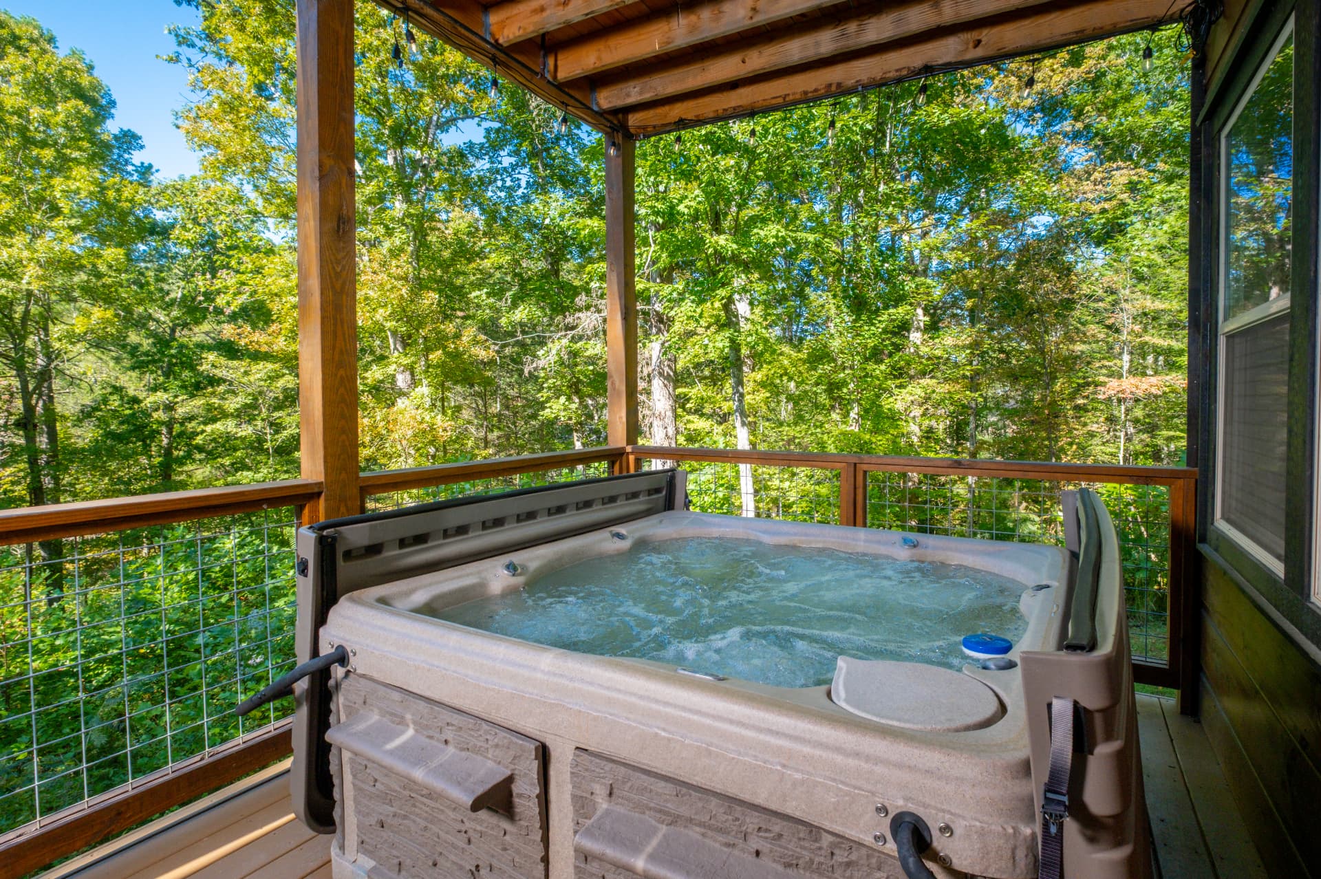 Hot Tub Among the Treetops